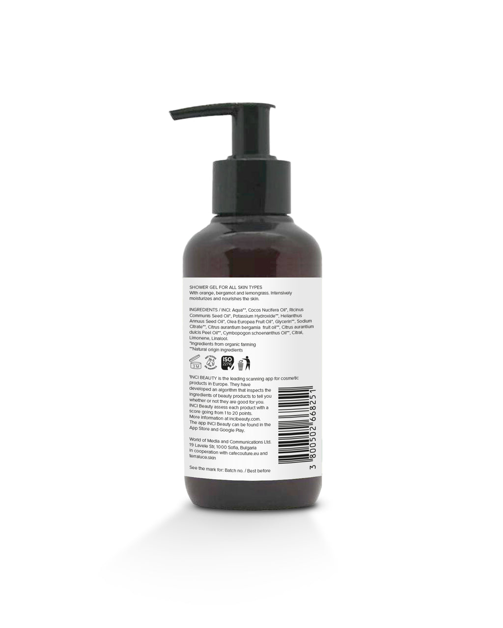Natural Shower Gel Citrus 19/20 (lichaam)