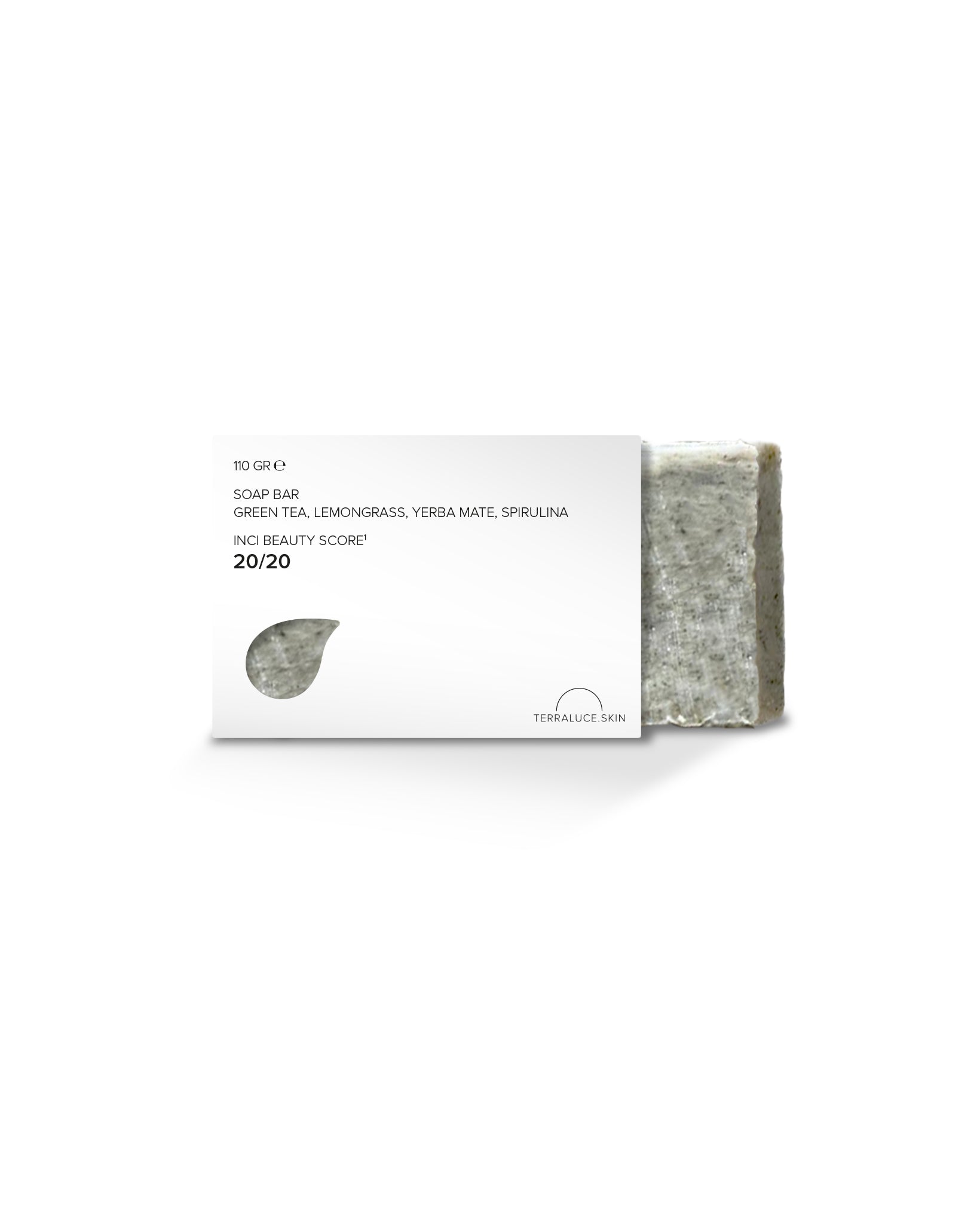 inci beauty zeep bar met 100% natuurlijke ingredienten