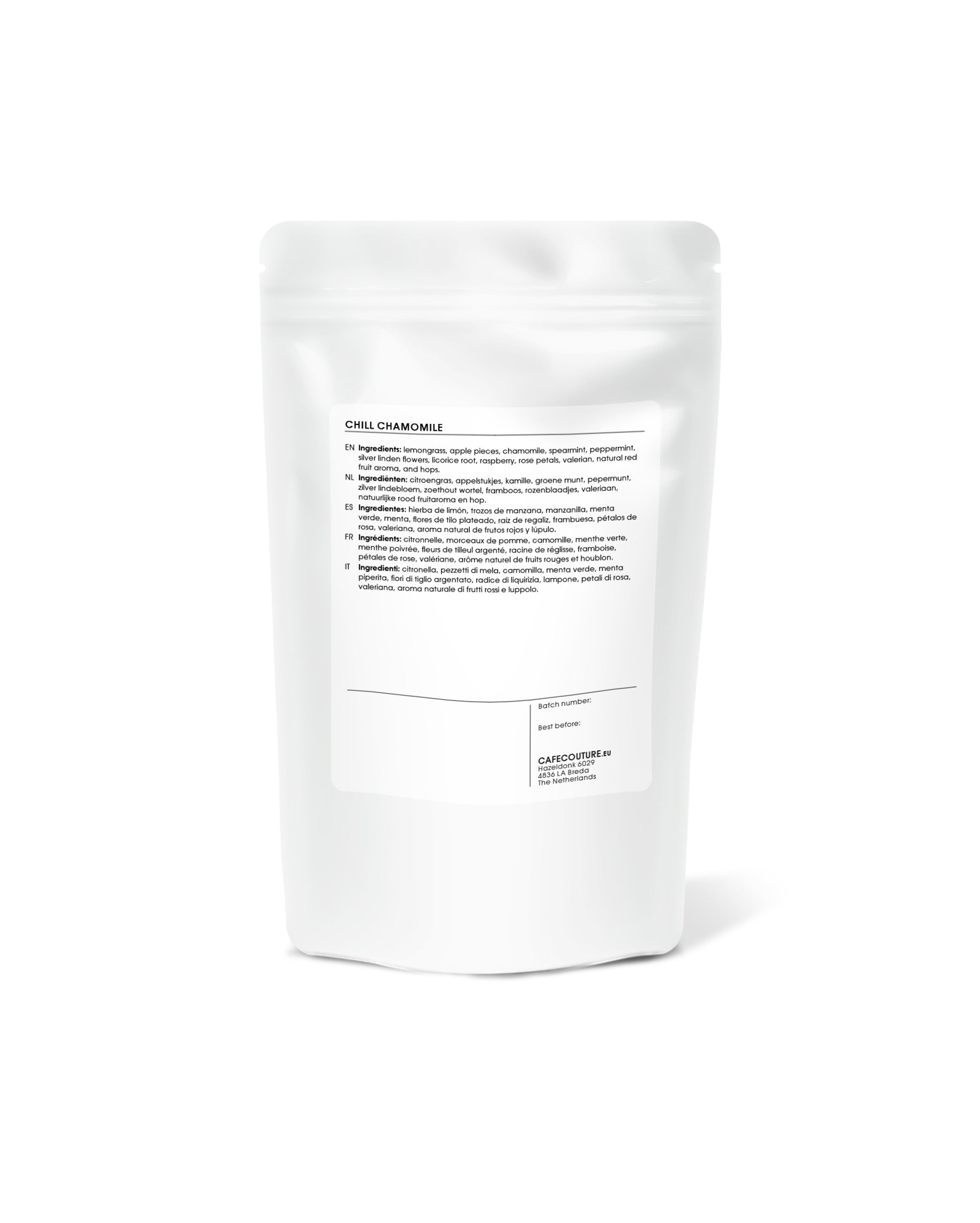 kamille thee infusie refill bags
